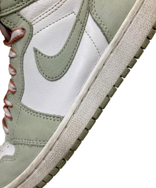 NIKE（ナイキ）NIKE (ナイキ) ハイカットスニーカー グリーン×ホワイト サイズ:24.0㎝の古着・服飾アイテム