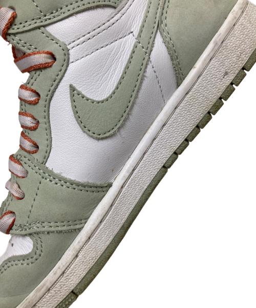 NIKE（ナイキ）NIKE (ナイキ) ハイカットスニーカー グリーン×ホワイト サイズ:24.0㎝の古着・服飾アイテム