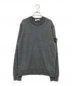 STONE ISLANDストーンアイランド）の古着「ワッペン付クルーネックスウェット」｜グレー