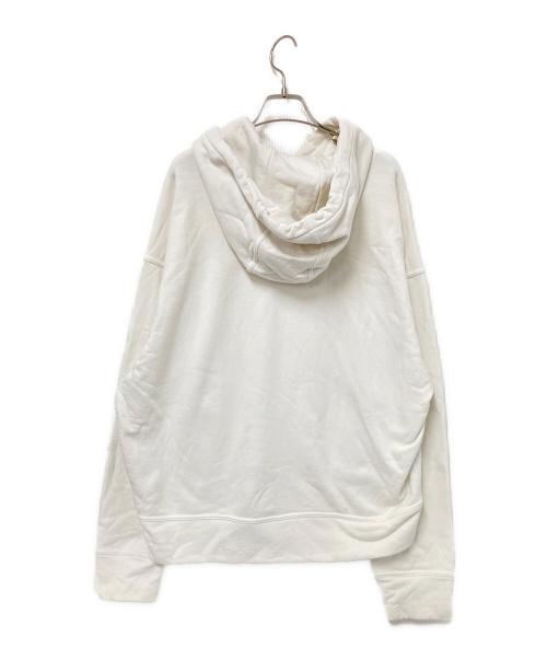 JIL SANDER（ジルサンダー）JIL SANDER (ジルサンダー) ロゴプリントパーカー ホワイト サイズ:Sの古着・服飾アイテム