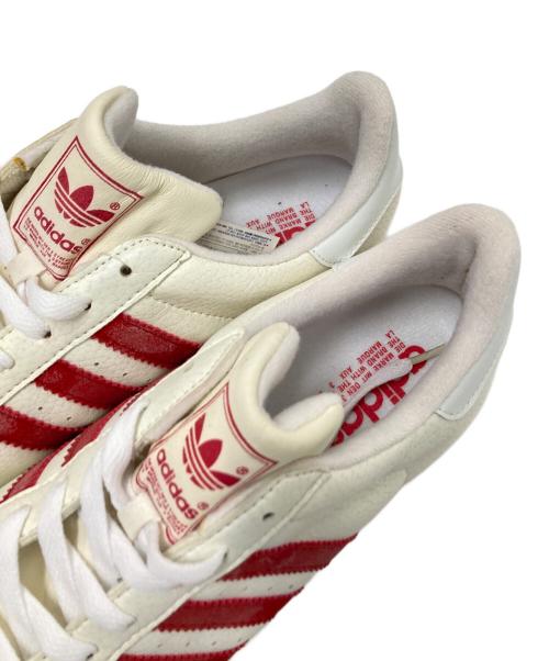 adidas（アディダス）adidas (アディダス) 98年製トリコロールローカットスニーカー ホワイト サイズ:US:9 1/2の古着・服飾アイテム