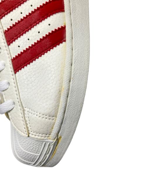 adidas（アディダス）adidas (アディダス) 98年製トリコロールローカットスニーカー ホワイト サイズ:US:9 1/2の古着・服飾アイテム