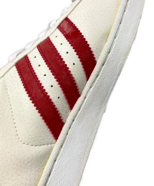 adidas（アディダス）adidas (アディダス) 98年製トリコロールローカットスニーカー ホワイト サイズ:US:9 1/2の古着・服飾アイテム