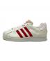 adidas (アディダス) 98年製トリコロールローカットスニーカー ホワイト サイズ:US:9 1/2：8000円