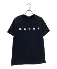 MARNI（マルニ）の古着「ロゴプリントTシャツ」｜ブラック