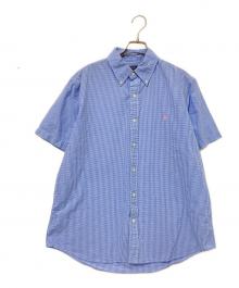 POLO RALPH LAUREN（ポロ・ラルフローレン）の古着「チェックBDシャツ」｜ブルー×ホワイト