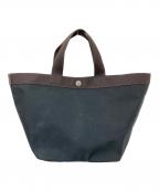 Herve Chapelierエルベシャプリエ）の古着「スクエアトート」｜ブラック