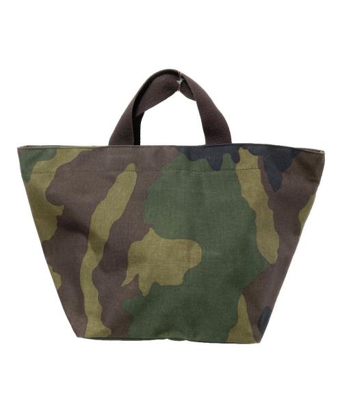Herve Chapelier（エルベシャプリエ）Herve Chapelier (エルベシャプリエ) カモ柄舟型トート オリーブ サイズ:下記参照の古着・服飾アイテム
