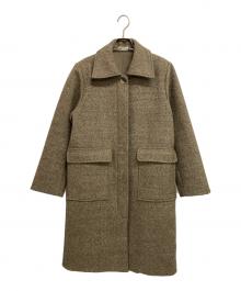 PoFF（ポーフ）の古着「Mix wool soutien collar coat」｜ベージュ