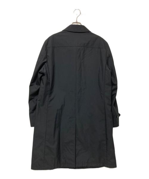BURBERRY BLACK LABEL（バーバリーブラックレーベル）BURBERRY BLACK LABEL (バーバリーブラックレーベル) 裏地ノヴァチェックステンカラーコート ブラック サイズ:Mの古着・服飾アイテム