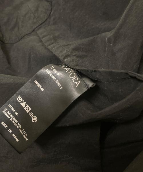 teatora（テアトラ）teatora (テアトラ) CARTRIDGE SHIRT P ブラック サイズ:2の古着・服飾アイテム