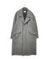 MONKEY TIME（モンキータイム）の古着「GLEN PLAID MELTON OVERCOAT」｜グレー