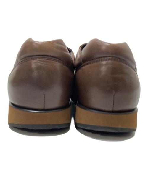 Paul Stuart（ポールスチュアート）Paul Stuart (ポールスチュアート) レザースニーカー ブラウン サイズ:26.5cmの古着・服飾アイテム