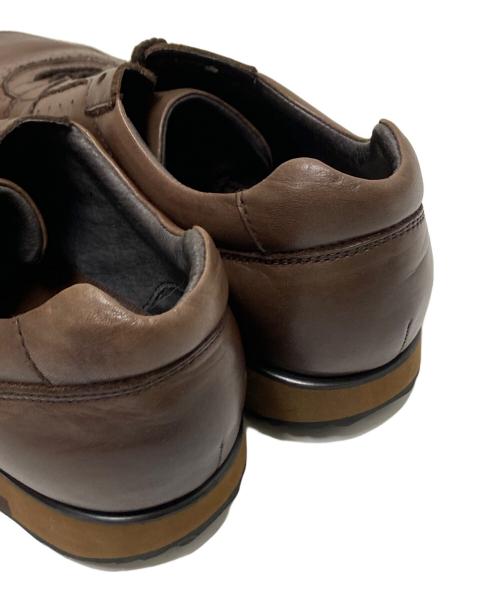 Paul Stuart（ポールスチュアート）Paul Stuart (ポールスチュアート) レザースニーカー ブラウン サイズ:26.5cmの古着・服飾アイテム