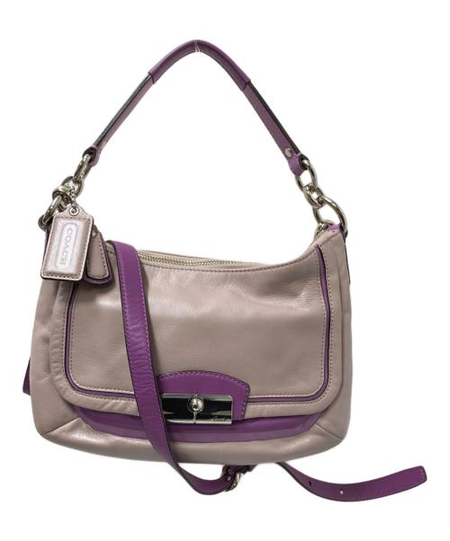 COACH（コーチ）COACH (コーチ) ショルダーバッグ パープル サイズ:下記参照の古着・服飾アイテム