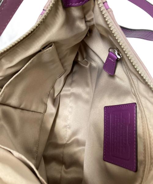 COACH（コーチ）COACH (コーチ) ショルダーバッグ パープル サイズ:下記参照の古着・服飾アイテム