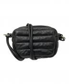 marimekkoマリメッコ）の古着「ミニショルダーバッグ」｜ブラック