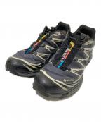 SALOMONサロモン）の古着「ローカットスニーカー」｜グレー×ブラック