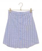 GUCCIグッチ）の古着「ストライプスカート」｜ブルー