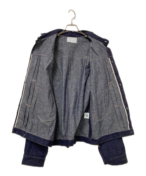 WAREHOUSE（ウエアハウス）WAREHOUSE (ウエアハウス) 1880 HEAVY LEATHER BOUND BROWSE インディゴ サイズ:42の古着・服飾アイテム