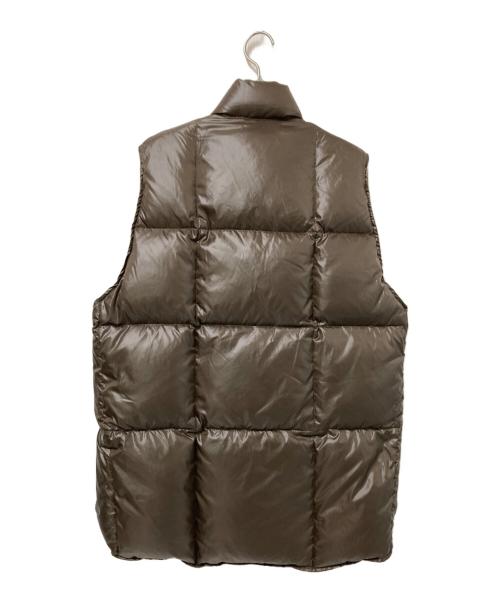 SIERRA DESIGNS（シエラデザインズ）SIERRA DESIGNS (シエラデザインズ) BEAMS PLUS (ビームスプラス) 別注 DOWN VEST ブラウン×ベージュ サイズ:Lの古着・服飾アイテム