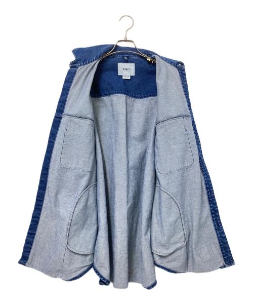 WTAPS（ダブルタップス）WTAPS (ダブルタップス) デニムシャツ インディゴ サイズ:X 02の古着・服飾アイテム