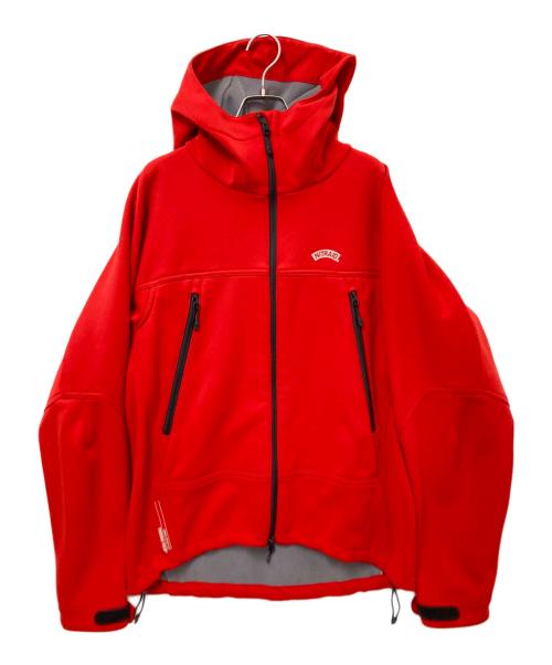 NITRAID（ナイトレイド）NITRAID (ナイトレイド) ソフトシェルフーデッドジャケット レッド サイズ:Lの古着・服飾アイテム
