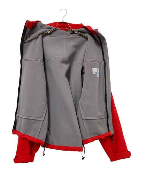 NITRAID（ナイトレイド）NITRAID (ナイトレイド) ソフトシェルフーデッドジャケット レッド サイズ:Lの古着・服飾アイテム