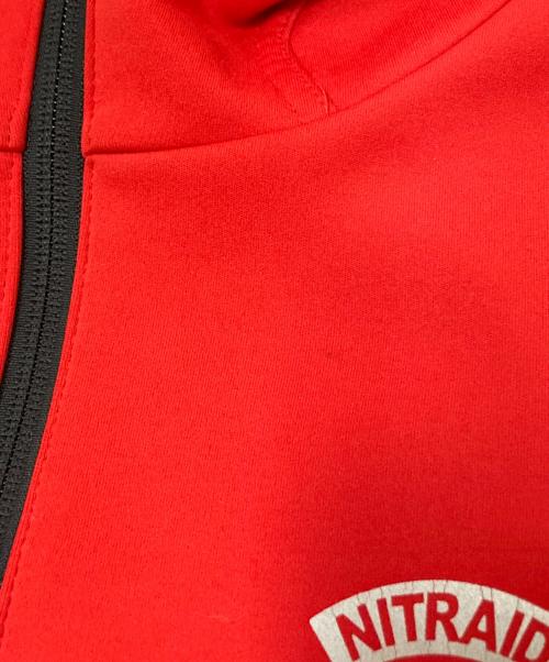 NITRAID（ナイトレイド）NITRAID (ナイトレイド) ソフトシェルフーデッドジャケット レッド サイズ:Lの古着・服飾アイテム