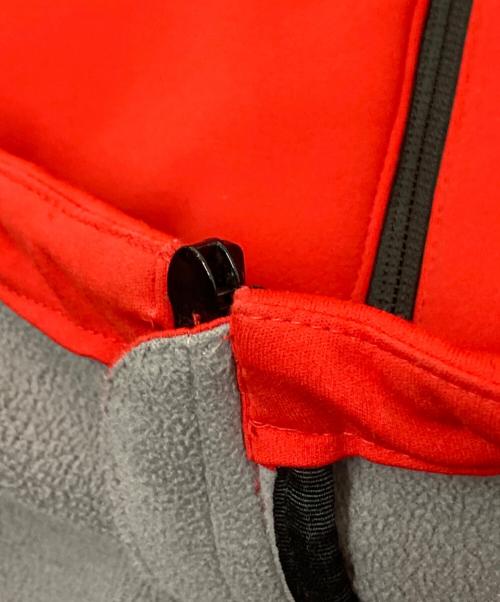 NITRAID（ナイトレイド）NITRAID (ナイトレイド) ソフトシェルフーデッドジャケット レッド サイズ:Lの古着・服飾アイテム