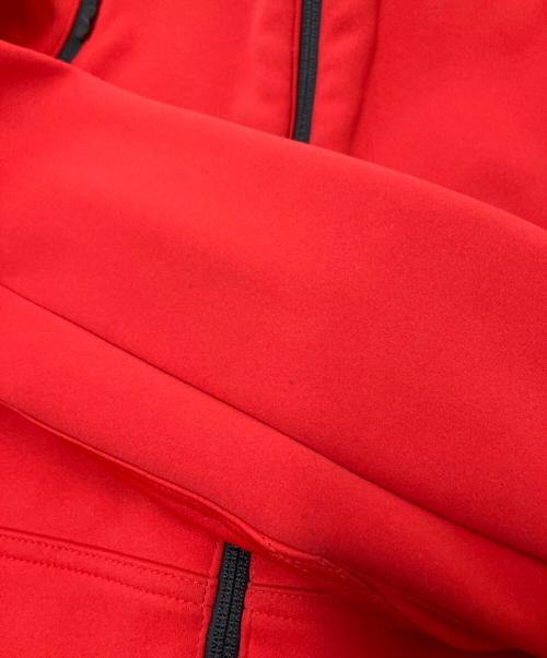 NITRAID（ナイトレイド）NITRAID (ナイトレイド) ソフトシェルフーデッドジャケット レッド サイズ:Lの古着・服飾アイテム