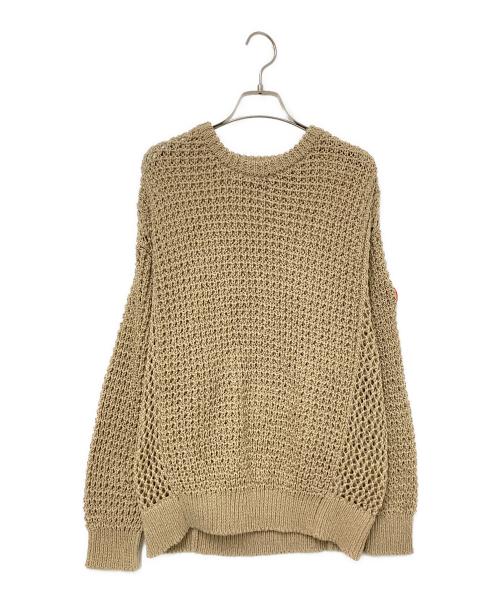 C.E（シーイー）C.E (シーイー) クルーネックニット ベージュ サイズ:Mの古着・服飾アイテム