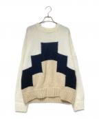 C.Eシーイー）の古着「Ziggurat Knit」｜ホワイト×ブラック