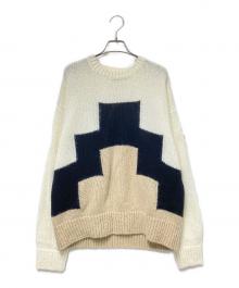 C.E（シーイー）の古着「Ziggurat Knit」｜ホワイト×ブラック