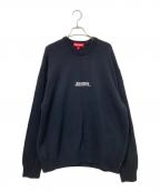 SUPREMEシュプリーム）の古着「Old English Printed Sweater」｜ブラック×ホワイト