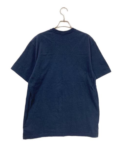 SUPREME（シュプリーム）SUPREME (シュプリーム) プリントTシャツ ネイビー×イエロー サイズ:Mの古着・服飾アイテム