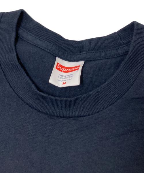 SUPREME（シュプリーム）SUPREME (シュプリーム) プリントTシャツ ネイビー×イエロー サイズ:Mの古着・服飾アイテム
