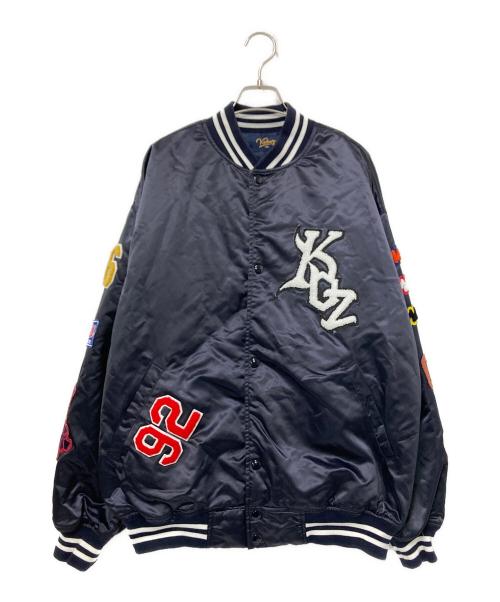 KEBOZ（ケボズ）KEBOZ (ケボズ) FREAK'S STORE (フリークスストア) スタジャン ネイビー サイズ:Lの古着・服飾アイテム