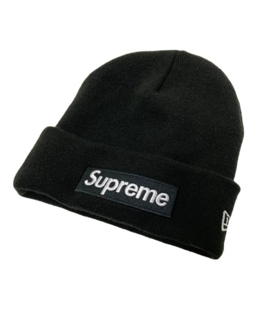 SUPREME（シュプリーム）SUPREME (シュプリーム) New Era (ニューエラ) ニット帽 ブラック サイズ:下記参照の古着・服飾アイテム