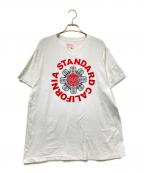 STANDARD CALIFORNIA×ANOTHER HEAVENスタンダードカリフォルニア×アナザーヘブン）の古着「HIT THE ROAD TOUR T」｜ホワイト