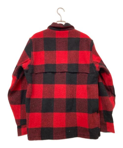 WOOLRICH（ウールリッチ）WOOLRICH (ウールリッチ) ハンティングジャケット ブラック×レッド サイズ:Mの古着・服飾アイテム