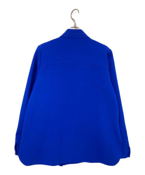 SOEJU（ソージュ）SOEJU (ソージュ) スタンドカラータックブラウス ブルー サイズ:Mの古着・服飾アイテム