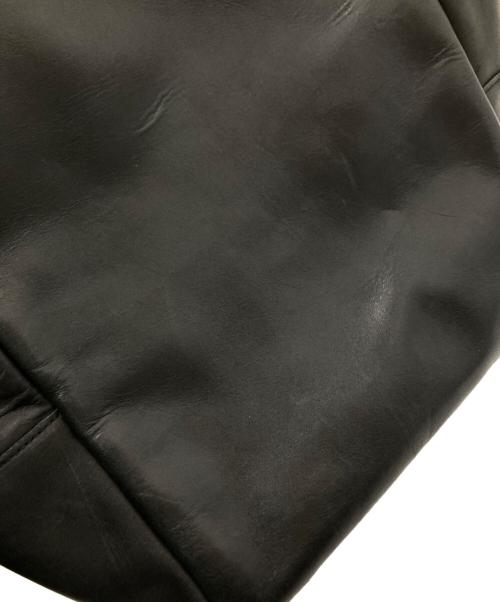 MORMYRUS（モルミルス）MORMYRUS (モルミルス) レザーキューブトート ブラック サイズ:下記参照の古着・服飾アイテム