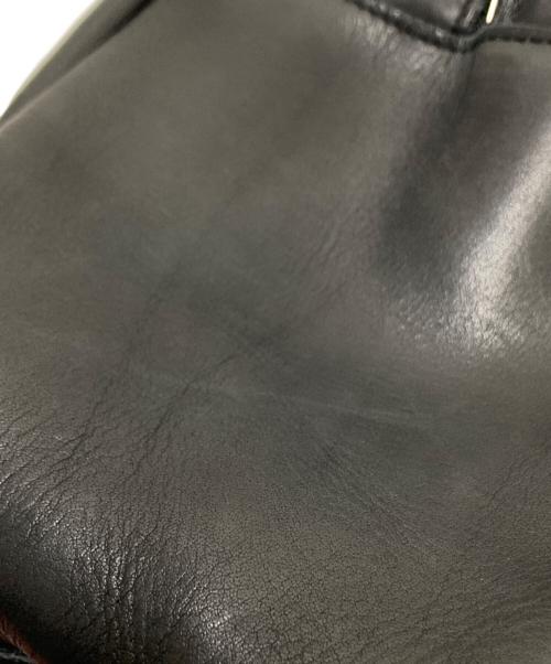 MORMYRUS（モルミルス）MORMYRUS (モルミルス) レザーキューブトート ブラック サイズ:下記参照の古着・服飾アイテム