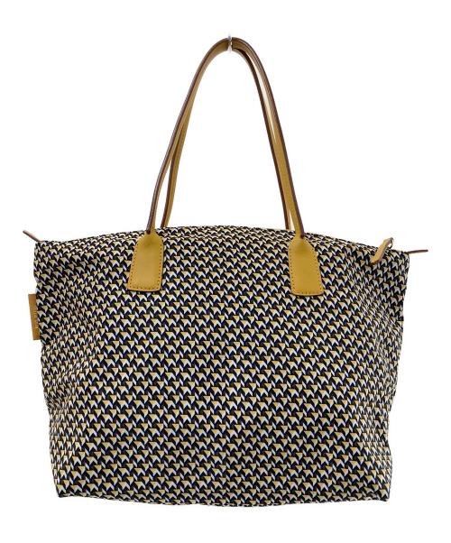 ROBERTA PIERI（ロベルタピエリ）ROBERTA PIERI (ロベルタピエリ) トートバッグ ホワイト×イエローの古着・服飾アイテム