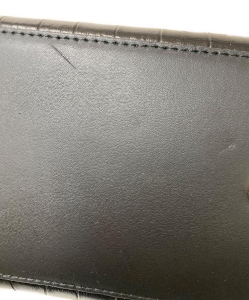 FURLA（フルラ）FURLA (フルラ) クロコ型押し2WAYバッグ ブラックの古着・服飾アイテム