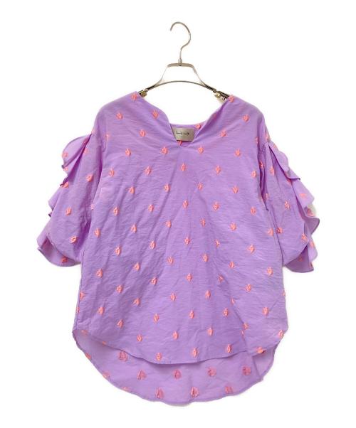 masaco teranishi（マサコテラニシ）masaco teranishi (マサコテラニシ) セットアップブラウス パープル サイズ:36の古着・服飾アイテム