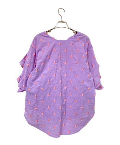 masaco teranishi（マサコテラニシ）masaco teranishi (マサコテラニシ) セットアップブラウス パープル サイズ:36の古着・服飾アイテム