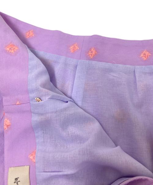 masaco teranishi（マサコテラニシ）masaco teranishi (マサコテラニシ) セットアップブラウス パープル サイズ:36の古着・服飾アイテム