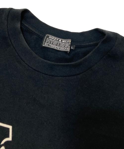 Hysteric Glamour（ヒステリックグラマー）Hysteric Glamour (ヒステリックグラマー) CHAMPION STYLE Tシャツ ブラック サイズ: Lの古着・服飾アイテム